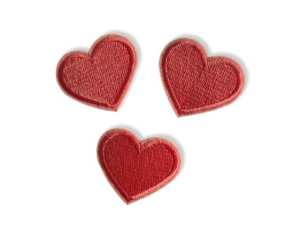 Heart, patch, crest, iron-on, sewing, heart iron-on patch