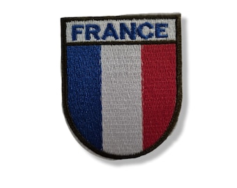 Francia, parche de Francia, emblema de Francia, parche termoadhesivo, emblema, parche, parche termoadhesivo
