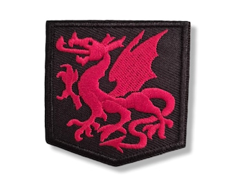 Dragon, dragon patch, iron-on patch, emblem, embroidered, patch, iron-on patch, dragon patch