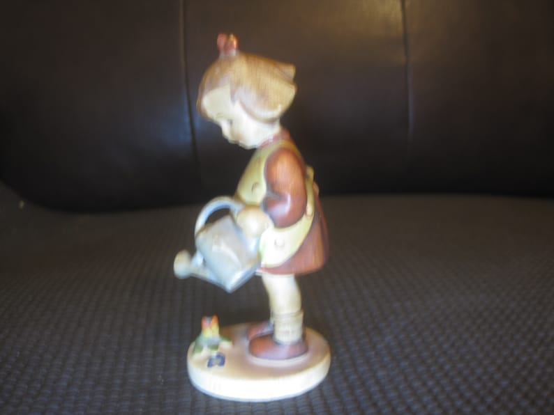 Rare Vintage Hummel Goebel Girl With Watering Can and Flower Little