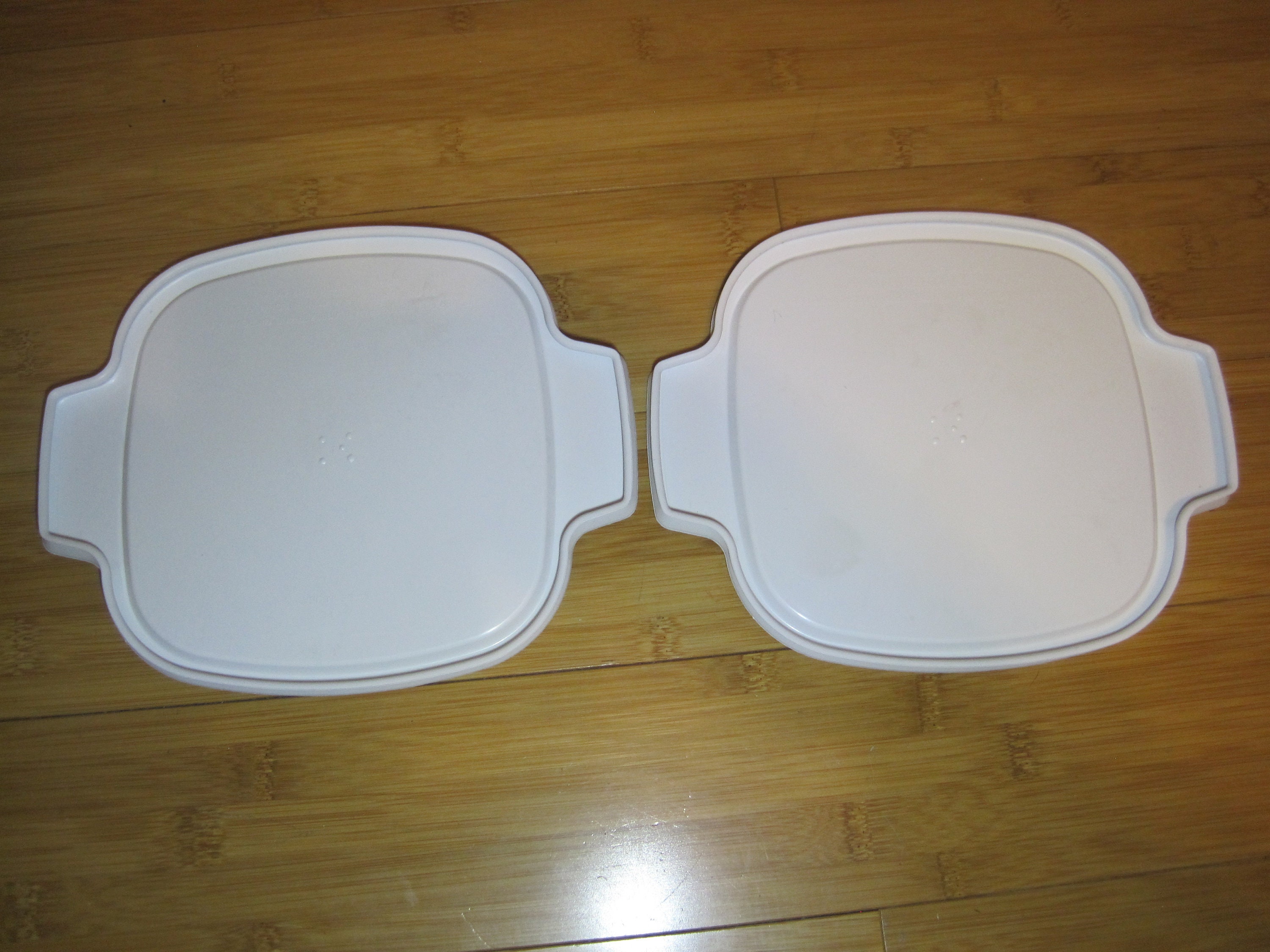 2 New 10 1/2 Replacement Plastic Lids by Corning Will Etsy