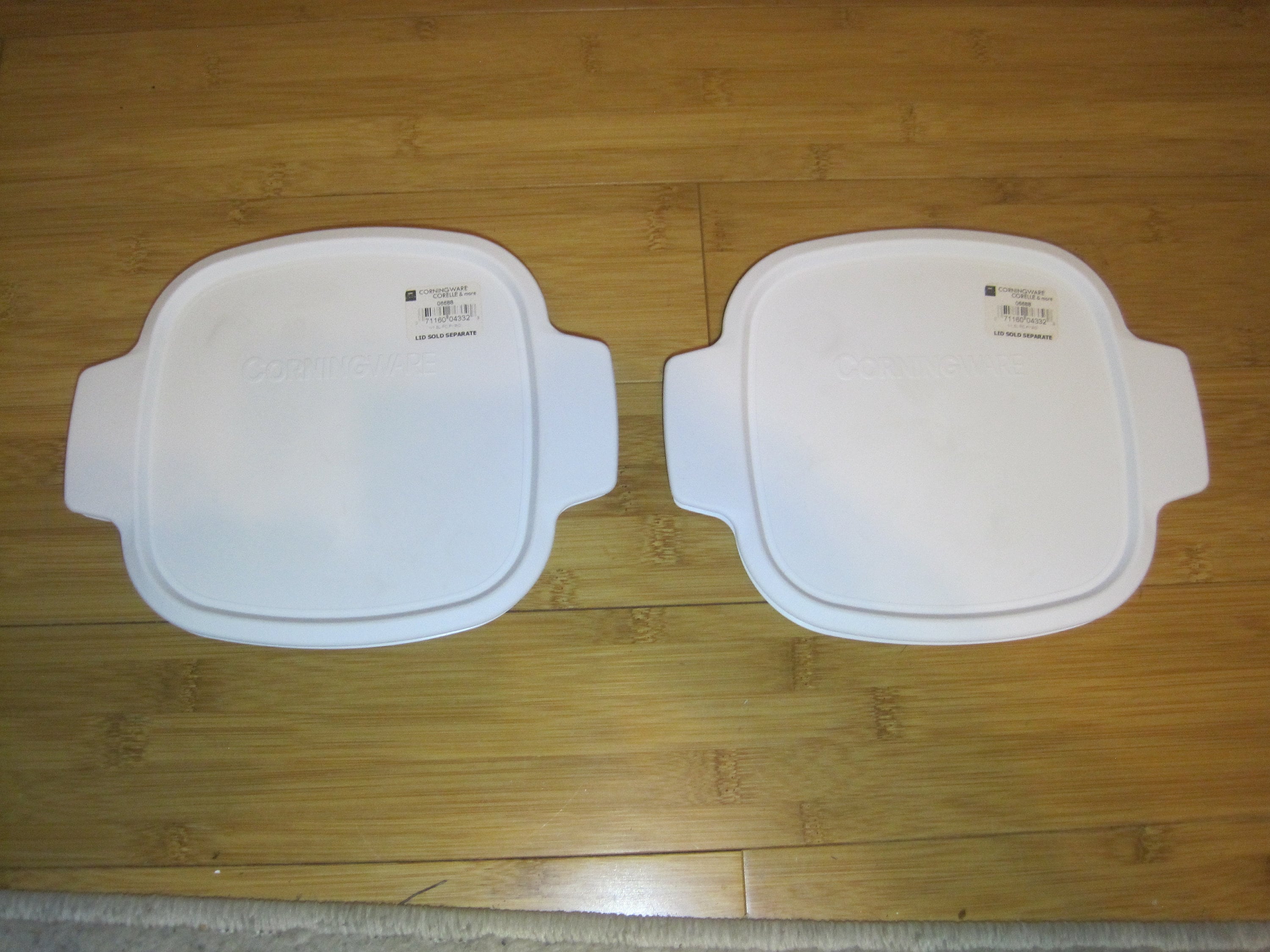 2 New 10 1/2 Replacement Plastic Lids by Corning Will Etsy
