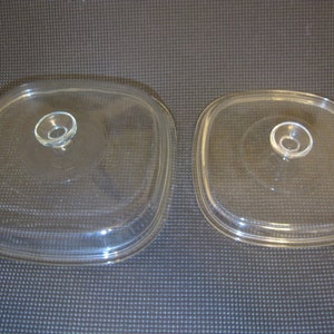 1 Pyrex-deksel A-9-C (alleen) voor Corning Ware-stoofschotels van 8 x 8 inch (vierkant).
