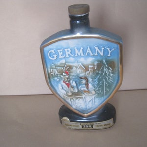 Vintage Rare Jim Beam GERMANY Decanter Kentucky Straight Bourbon Whiskey Empty