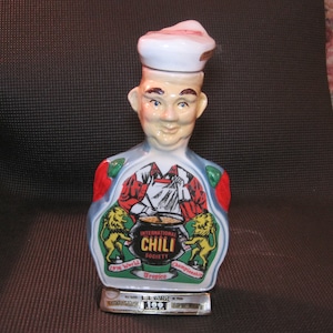 Vintage JIM BEAM Empty Decanter International Chili Society