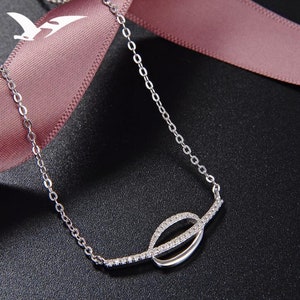 Wavy Geometric Zircon Pendant Necklaces Statement Jewely for Women Men Collares Wavy Geometric Zircon Pendant Necklaces Statement Jewely for Women Men Collares