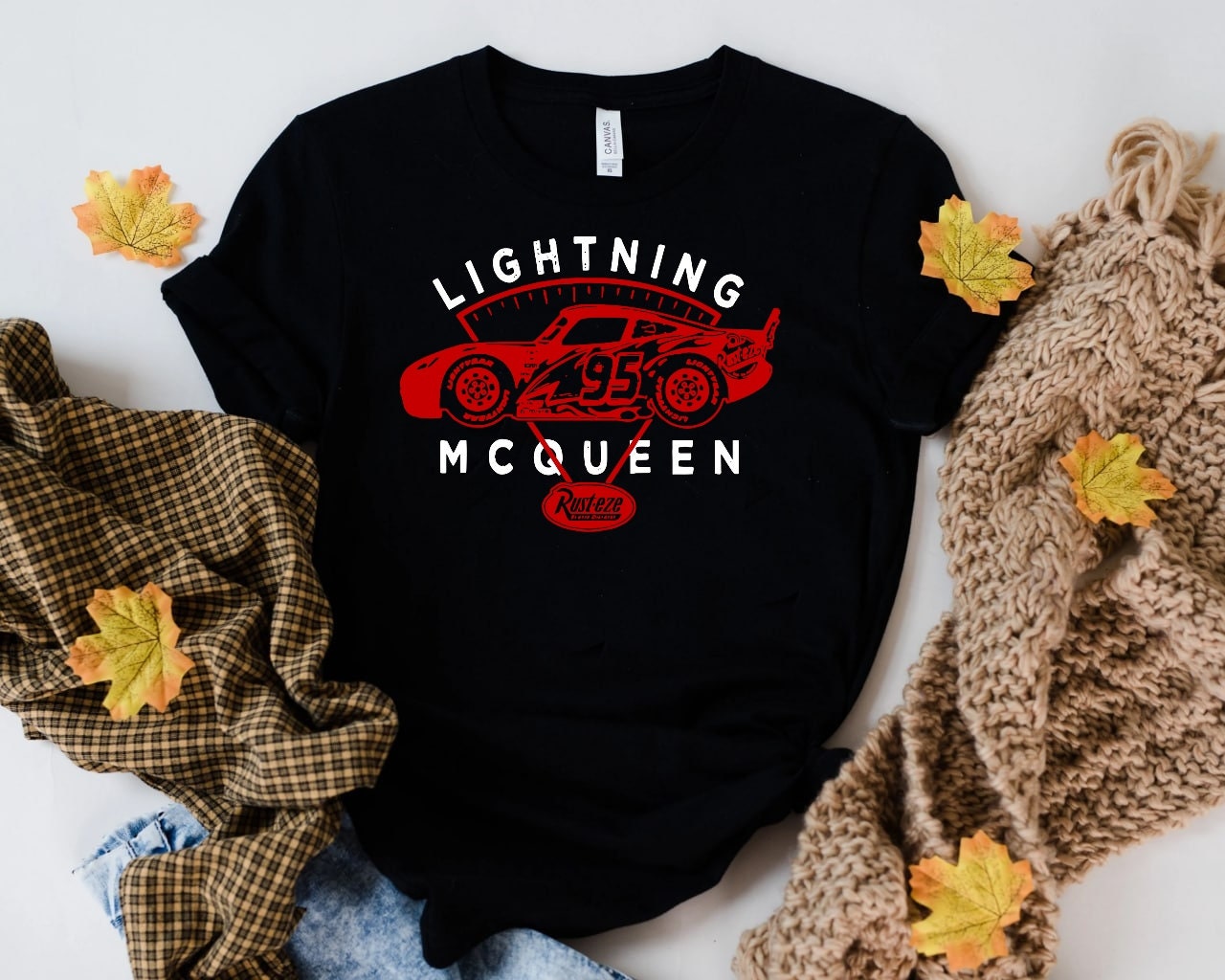 Discover Lightning Mcqueen, Disney Cars T-Shirt