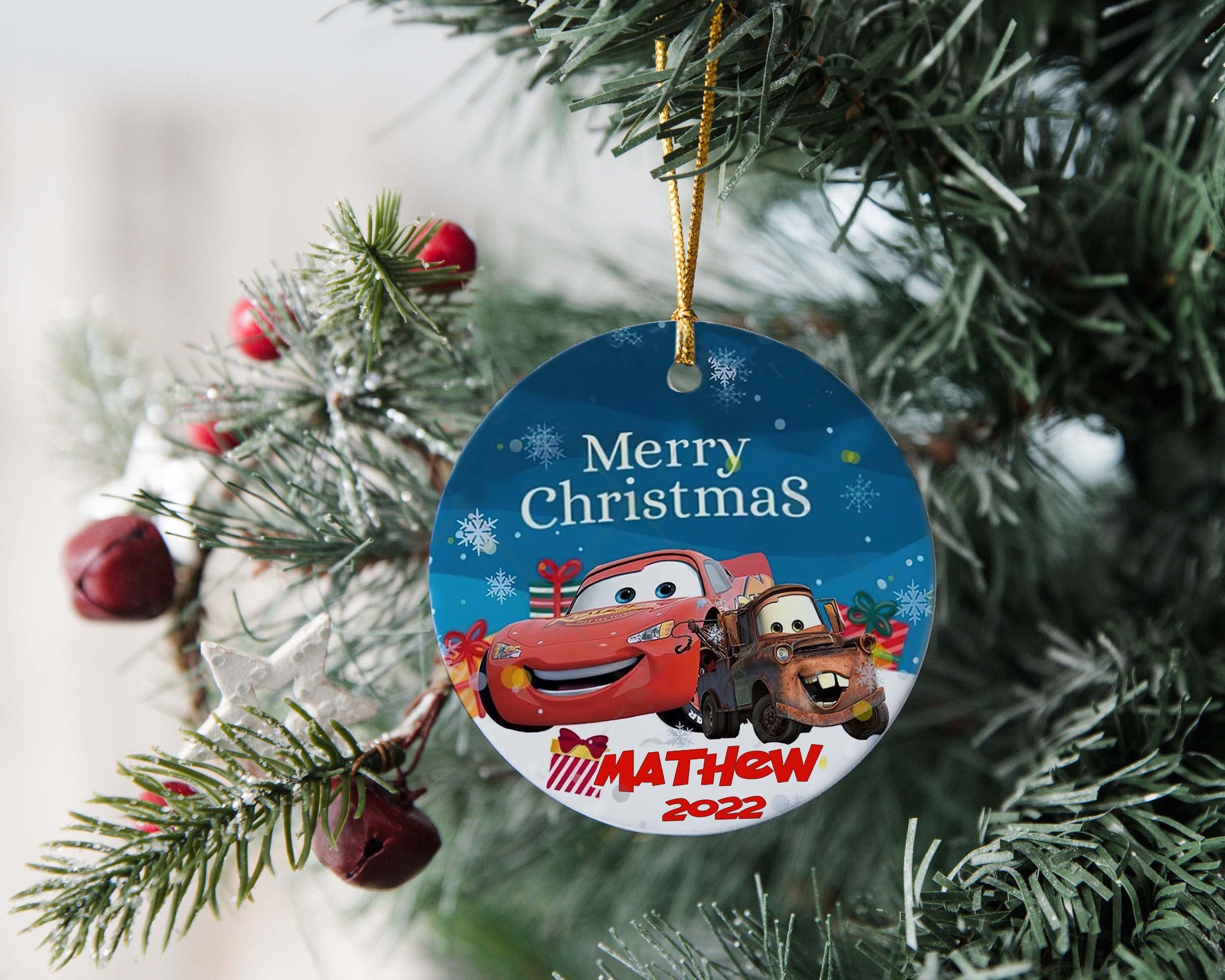 Personalized Cars Ornaments, Disney Cars Christmas Ornament