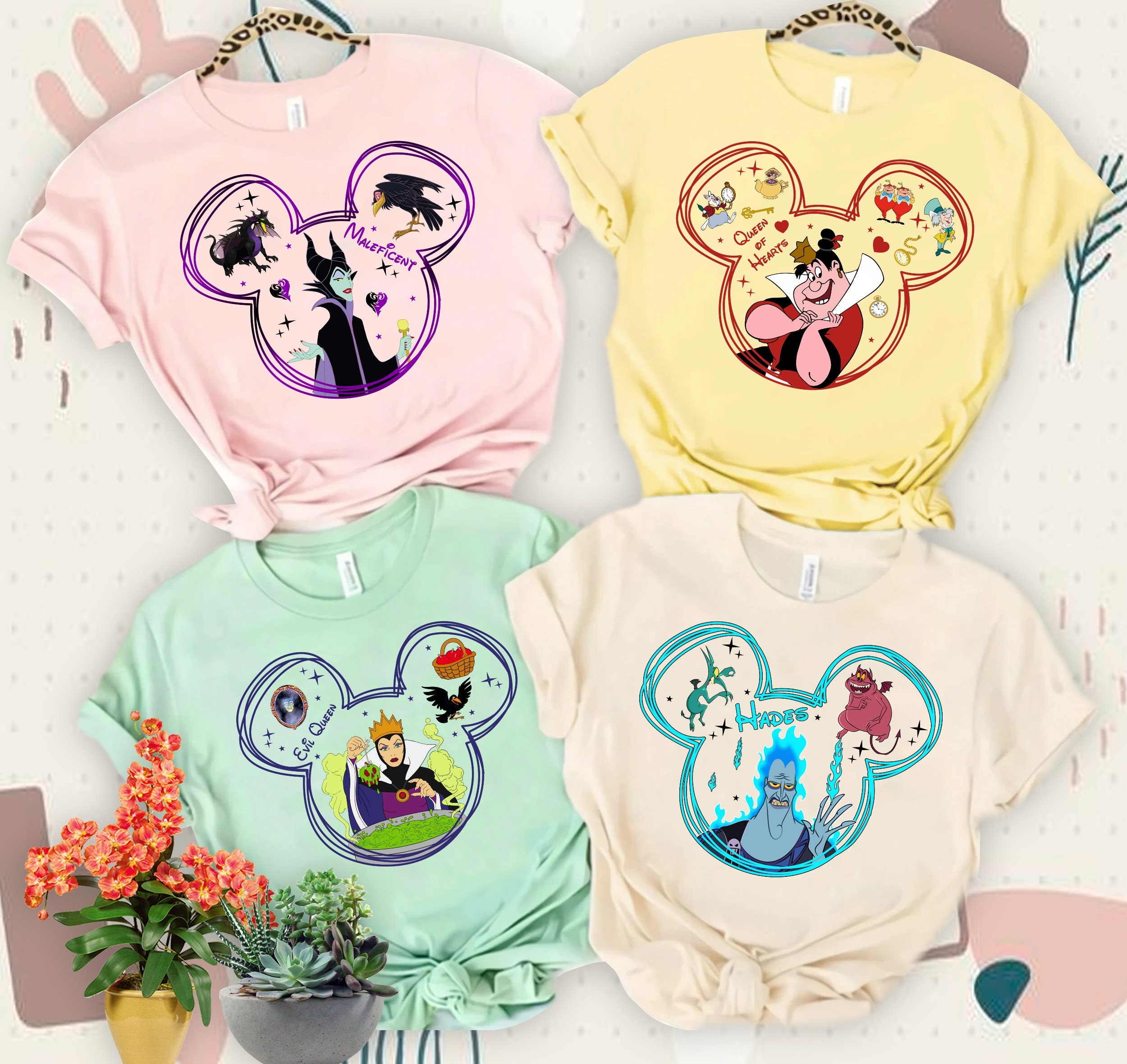 Discover Disney Villain Shirt, Mickey Ears Shirt, Disney Character Shirt, Disney Group Shirt