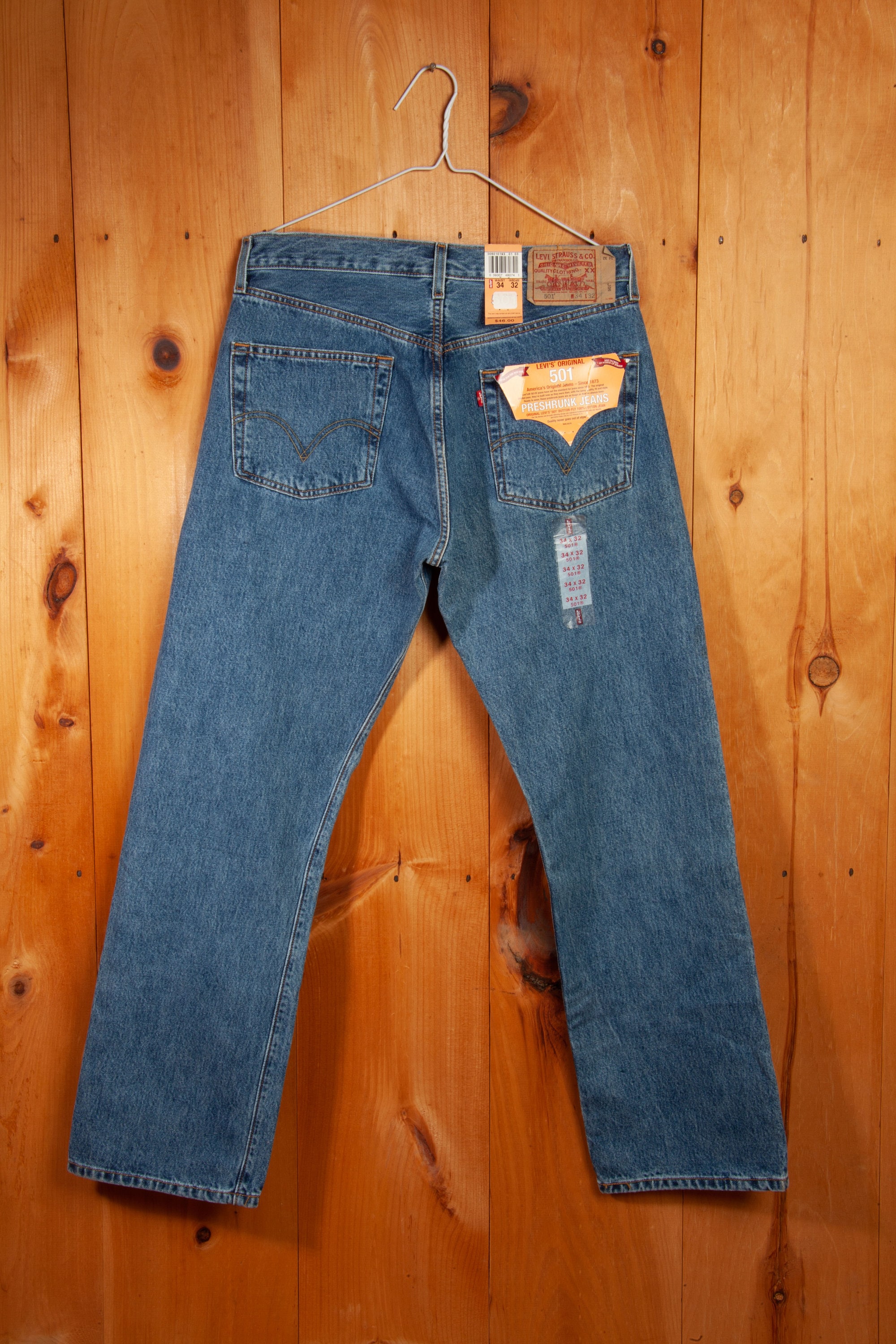 Vintage Levis 501 Jeans Deadstock with Original Tags 34 X 32 - Etsy