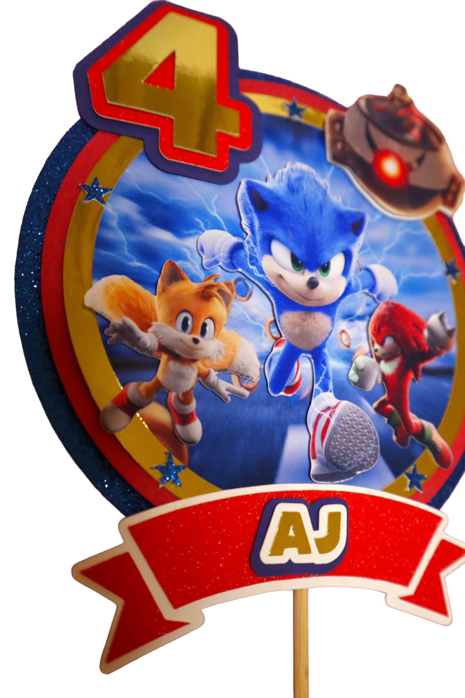 Sonic Cake Topper Sonic Cupcake Toppers Sonic Birthday Etsy Australia