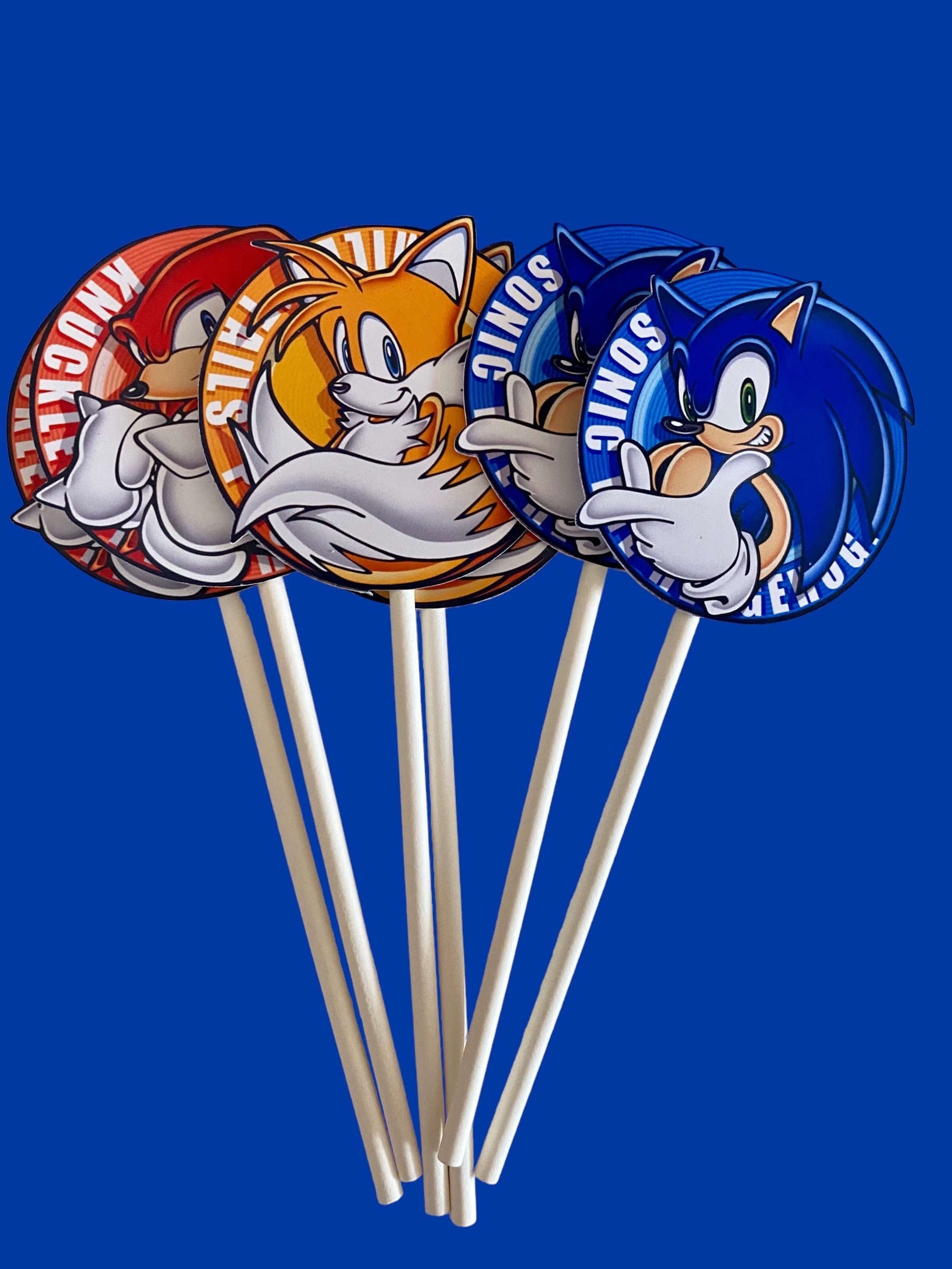 Sonic Cake Topper Sonic Cupcake Toppers Sonic Birthday Etsy Australia