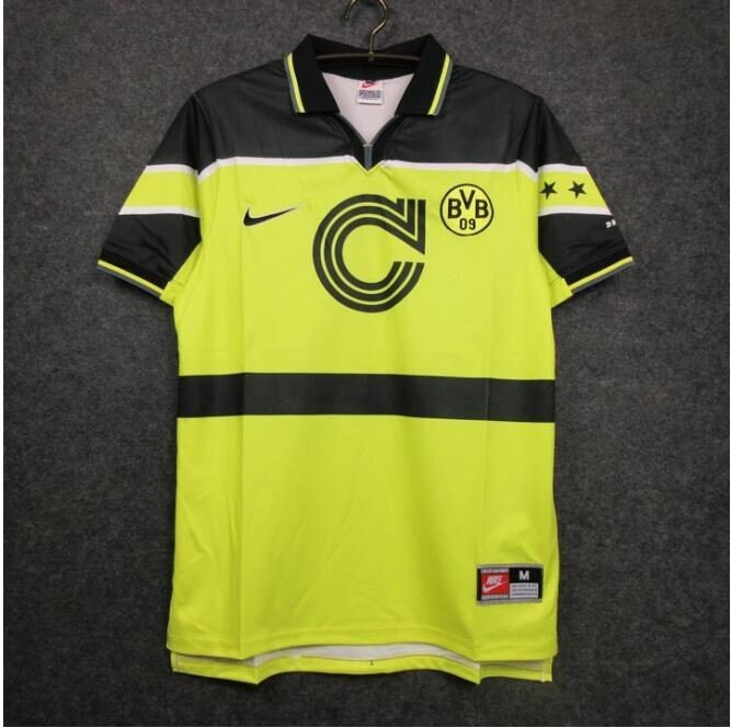 Dortmund Retro Football Soccer Shirt 