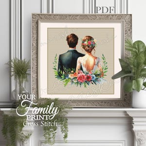 Cross Stitch Pattern LOVE I Do Wedding  PDF Love Full Coverage embroidery PDF Instant Download Cross Stitch Gift for her Groom Bride Xstitch
