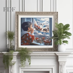 Cross Stitch Pattern Magic Night Boy PDF  Christmas Full Coverage December Stitch Pattern PDF Instant Download Cross Stitch PDF Cross Stitch