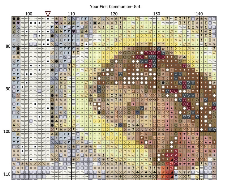 First Holy Communion, Cross Stitch Pattern, Modern Cross Stitch Pattern ...