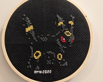 Eeveelution Cross-Stitch: Umbreon