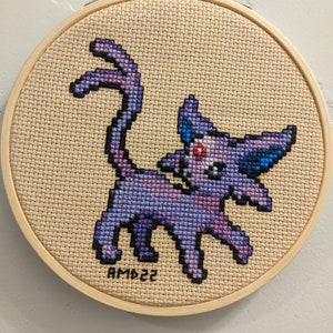 Eeveelution Cross-Stitch: Espeon
