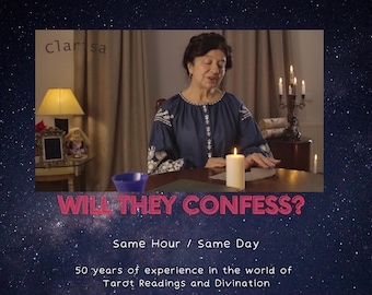Will They Confess? Love Tarot Reading - Same Hour