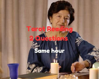 Same Hour Tarot Reading – Two Questions, Clear Answers | Real Tarot by Clarisa – No AI