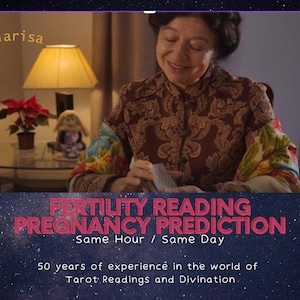 Same Hour Fruchtbarkeitsreading - Vertiefte Schwangerschaftsreading - Psychische Legung - Werde ich schwanger? Tarotkartenlegung
