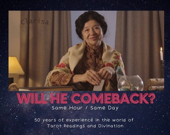 Same Hour Tarot Love Reading: Will He/She Comeback?