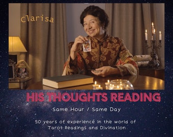 Lectura del Tarot del Amor a la Misma Hora: Sus Pensamientos