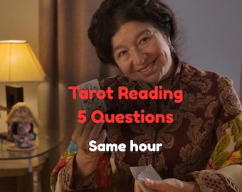 Same Hour 5-Question Tarot Reading | Real Insight & Guidance — No AI