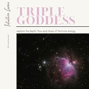 Triple Goddess ~ Goddess ~ Spell Book ~ Women’s Circle ~ Witchcraft ~ Book of Shadows ~ Book of Shadows Pages ~ Grimoire ~ Witch Magazine