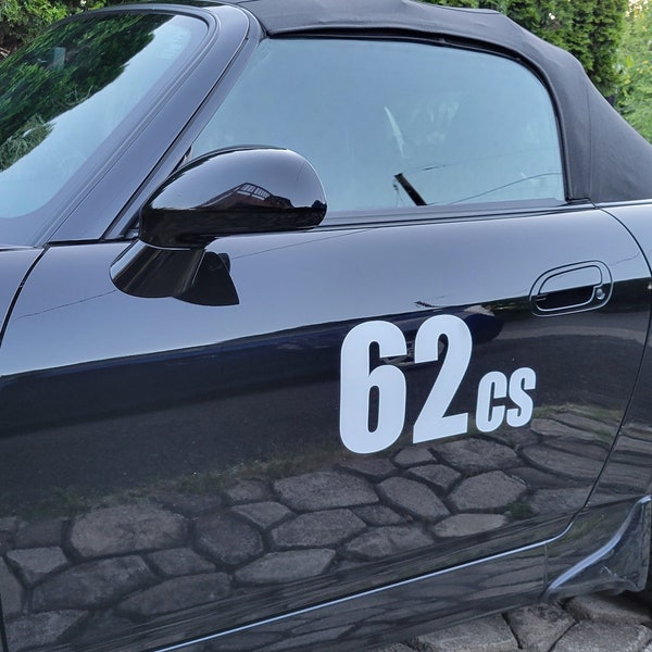 Magnetic Autocross Numbers - White or Black