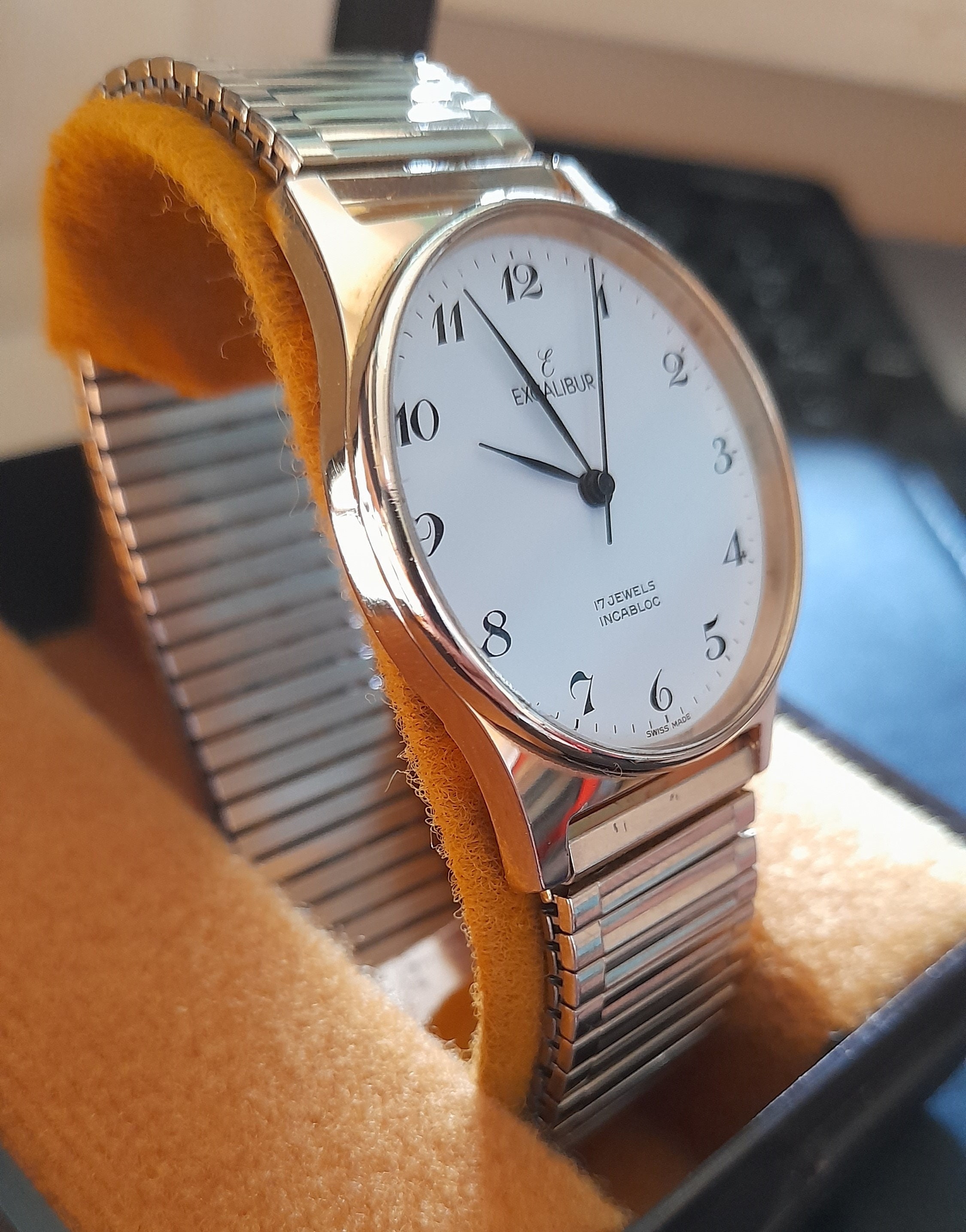 Gold Excalibur Watch Etsy UK
