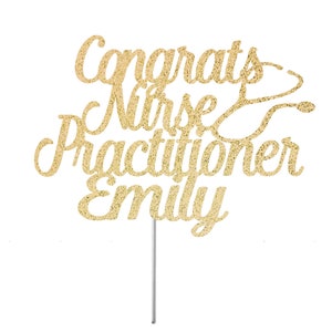 Gepersonaliseerde naam verpleegkundige afstuderen topper, afstuderen 2025, Medical School Graduate, Nurse Practitioner Graduate, verpleegkundige Topper