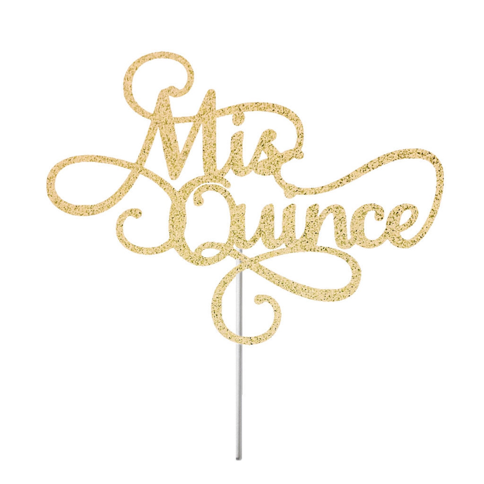 Mis Quince Custom Cake Topper, 15th Birthday, Quinceanera Glitter Cake