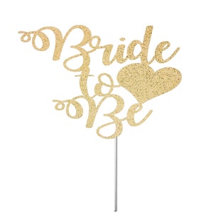 Braut to Be Cake Topper, Verlobung Cake Topper, Future Mrs. Glitter Cake Topper, Party Dekor, Hochzeit Cake Topper, Bachelorette Topper