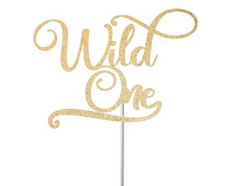 Wild One Cake Topper Baby Party Baby's 1st Birthday | Etsy