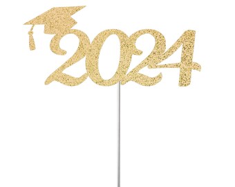 2024 Graduation Cake Topper, Grad Party Topper, Class of 2024, High School Graduation, College Graduation, Grad Party, 2024 Graduation