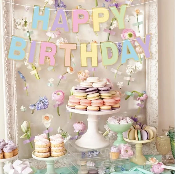 Happy Birthday Banner Bunt – Geburtstagsdekoration Für Partys, Kinder & Fotohintergrund
