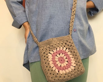 knit crossbody bolsa pattern