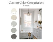 5-Room Custom Paint Color E-Consultation, Home Interior Paint Color Consultation,  Whole House Paint Colors,