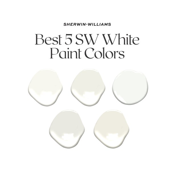 White Paint Colors Etsy