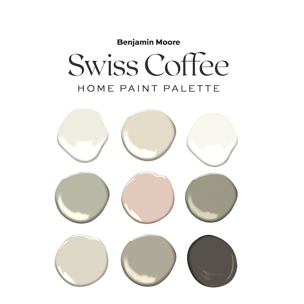 Swiss Coffee Palette - Etsy