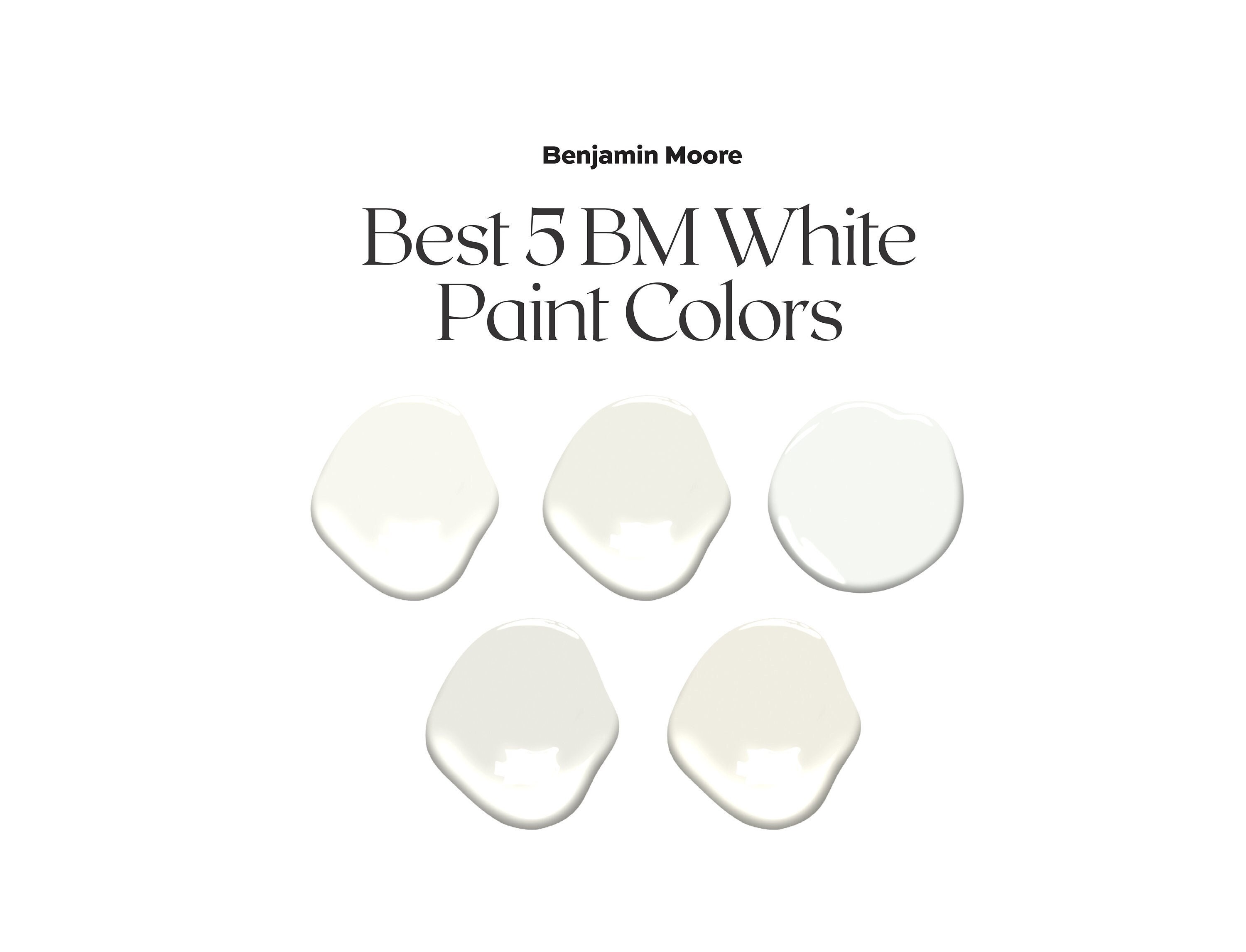 Best 5 Benjamin Moore White Paint Colors, Undertone Guide for White