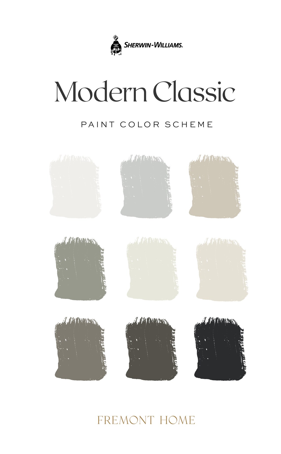 Modern Classic Home Color Palette 2022 Home Trends Interior Etsy