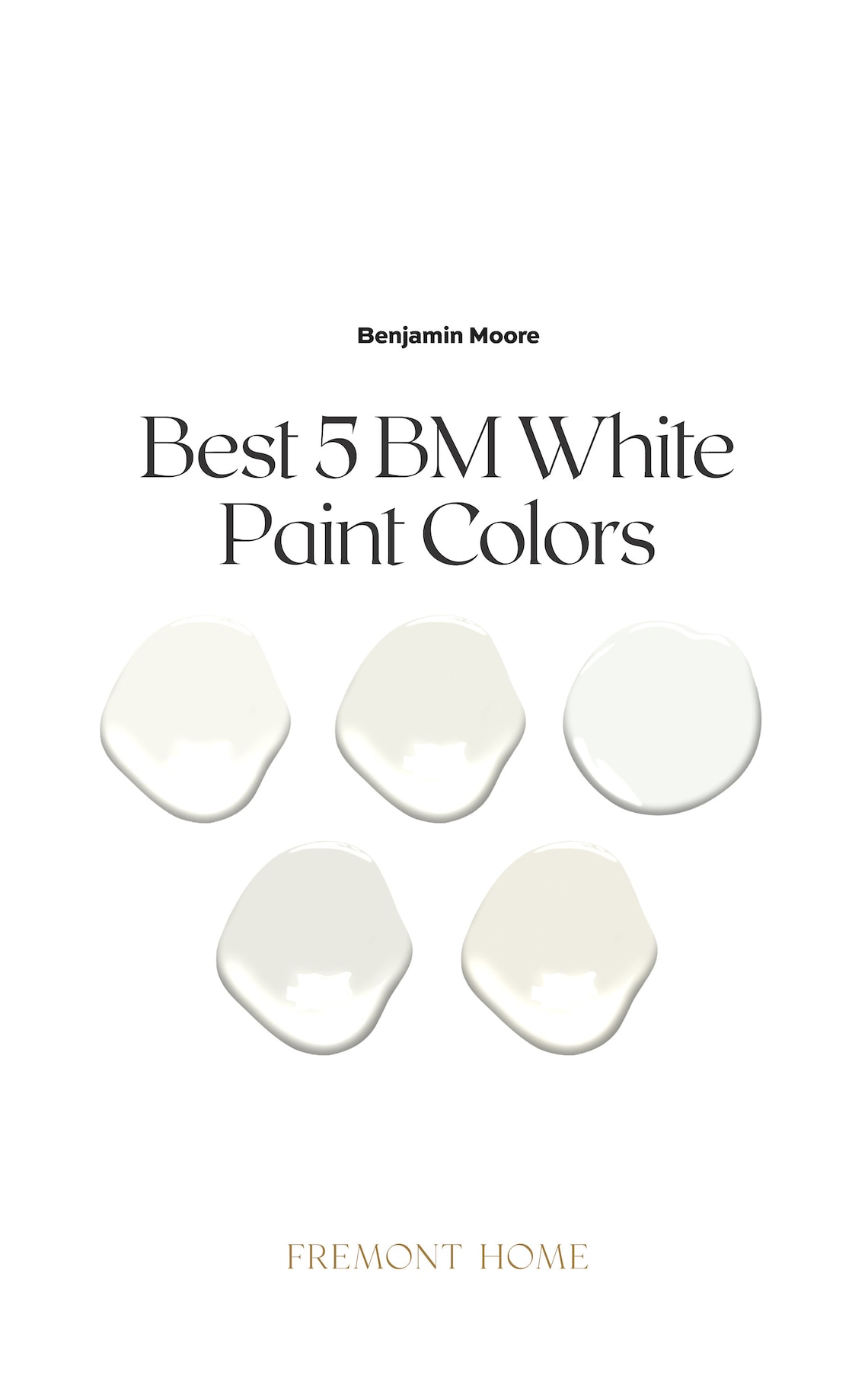Best 5 Benjamin Moore White Paint Colors, Undertone Guide for White