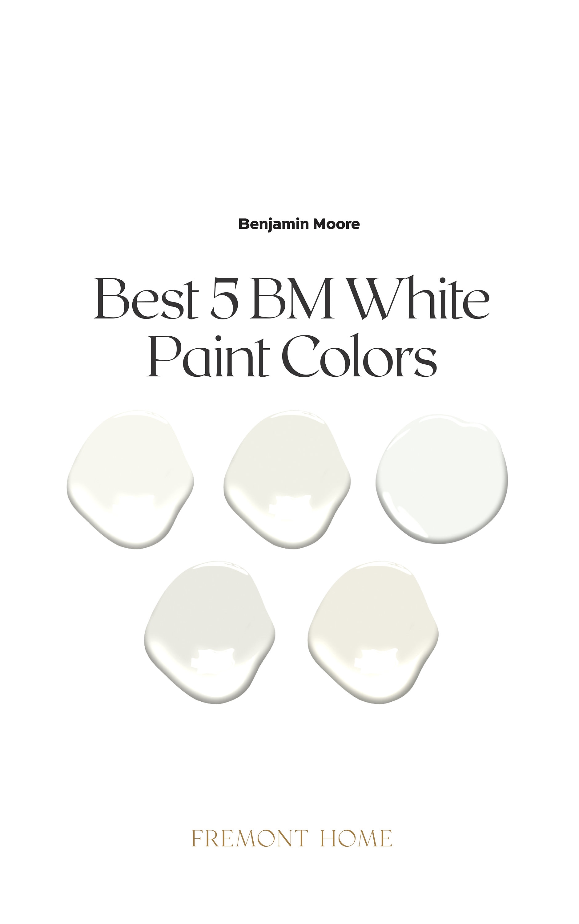Best 5 Benjamin Moore White Paint Colors, Undertone Guide for White