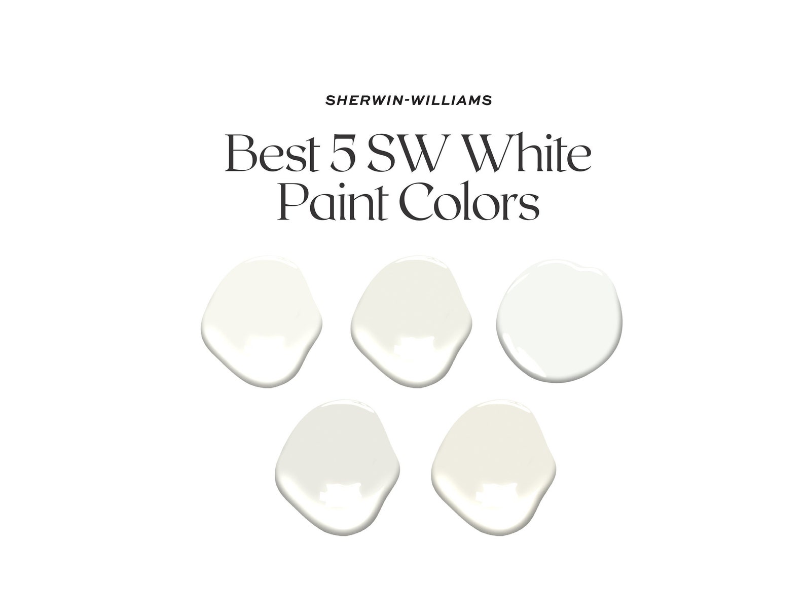 Best 5 Sherwin Williams White Paint Colors, Undertone Guide for White