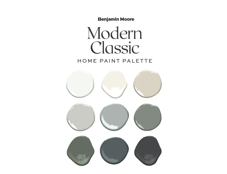 Modern Classic Home Color Palette 2022 Home Trends Interior Etsy