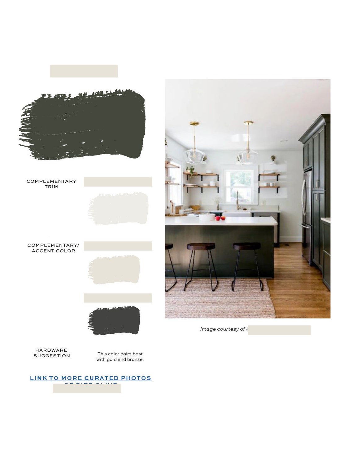 Urbane Bronze Complementary Color Palette for Sherwin Etsy Canada