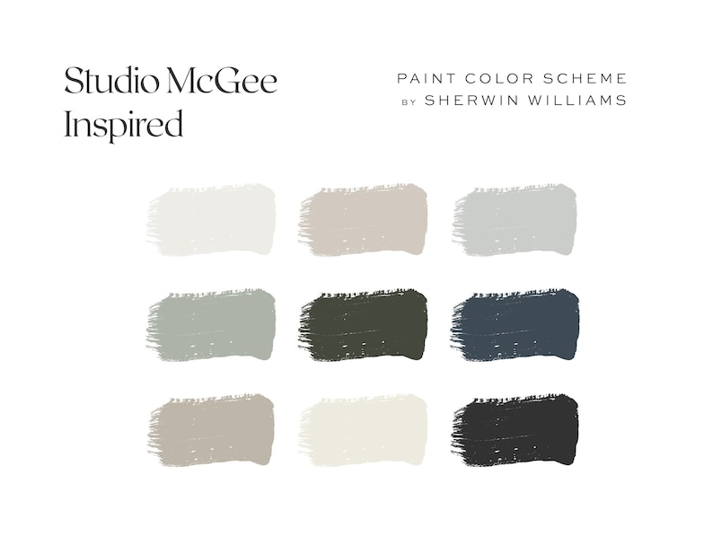 Studio Mcgee Paint Color Palette 2022 Color of the Year Etsy Hong Kong
