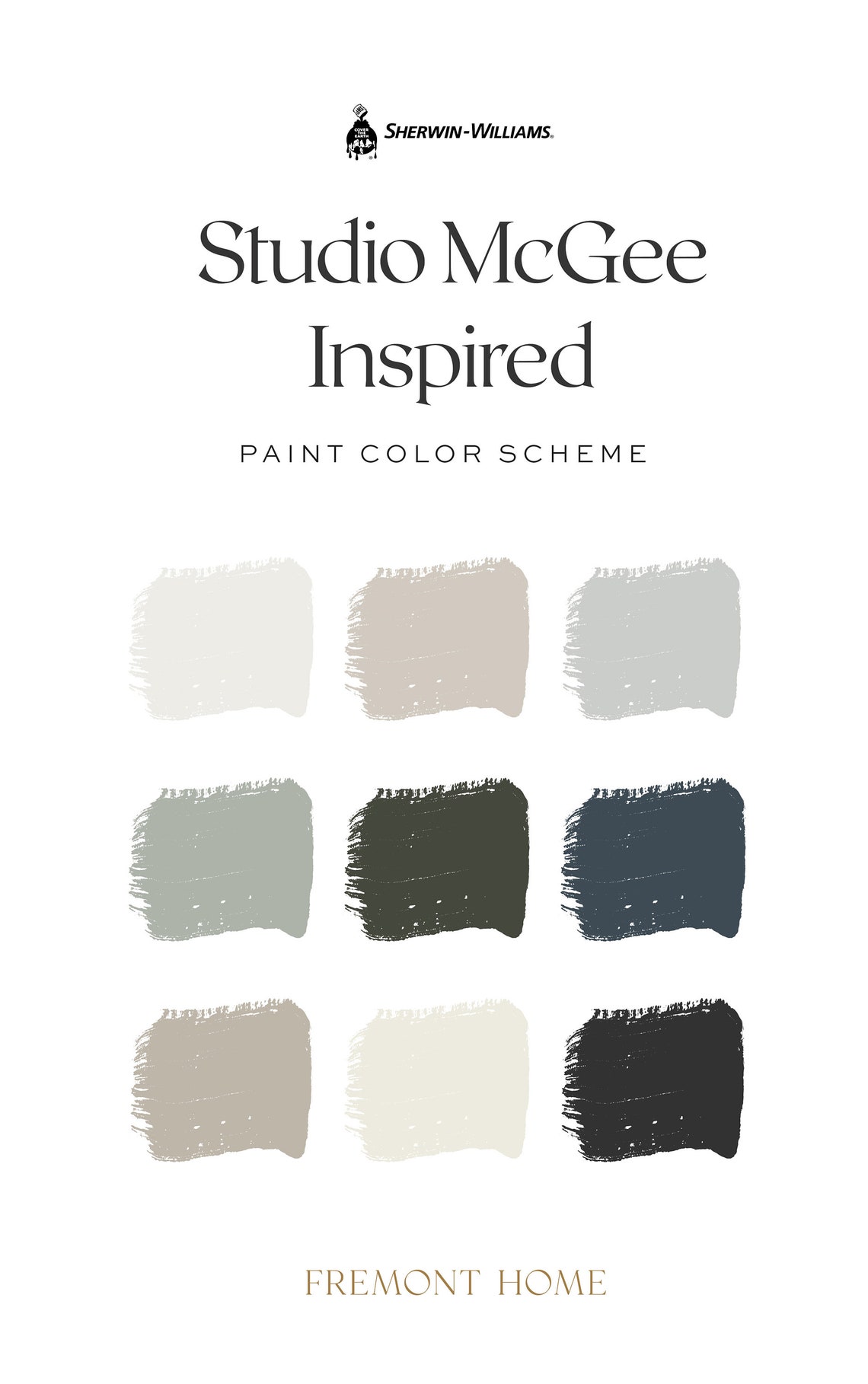 Studio Mcgee Paint Color Palette 2022 Color of the Year Etsy New Zealand